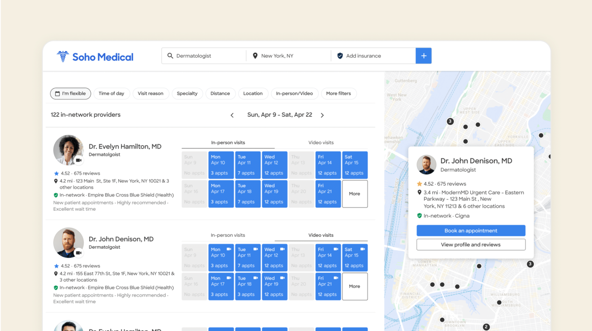 zocdoc business enterprise hero image