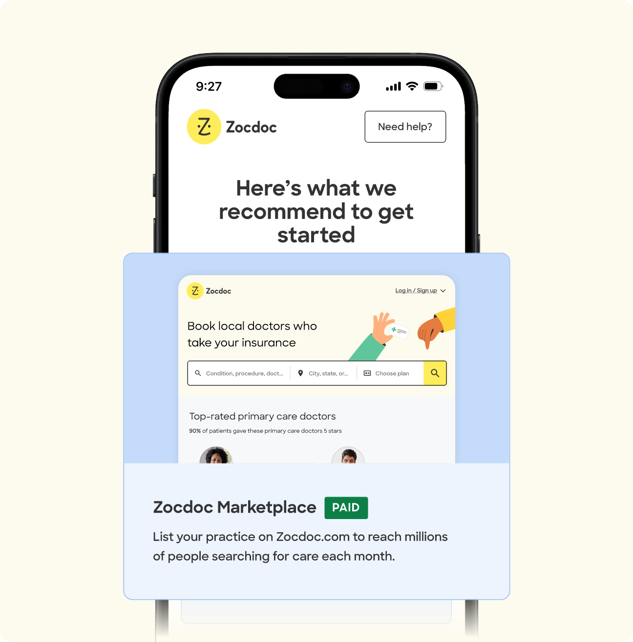 Join the Zocdoc Marketplace
